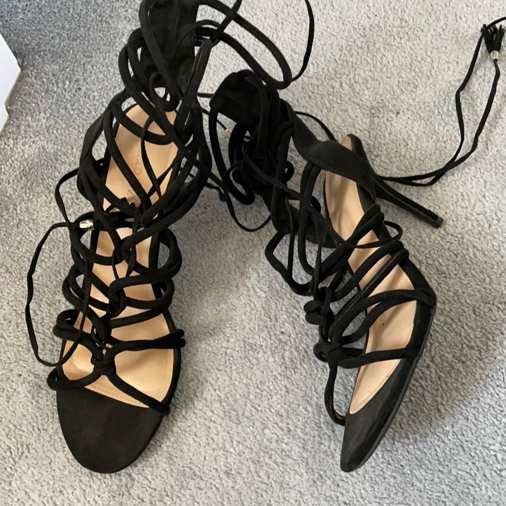 Lace up heels